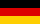 Die deutsche Flagge, stellt die deutsche Sprache dar
