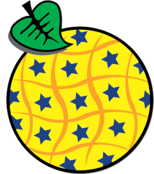 The INSPIRE icon, shaped like a pineapple