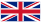 The United Kingdoms`s flag, indicating the english language